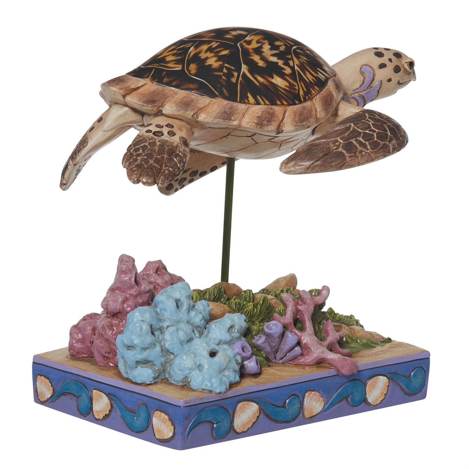 Enesco Gifts Jim Shore Animal Planet Hawksbill Sea Turtle Figurine Free Shipping Iveys Giftts And Decor