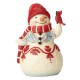 Enesco Gifts Jim Shore Heartwood Creek Pint Sized Snowman With Cardinal Figurine Free Shipping Iveys Gifts And Decor