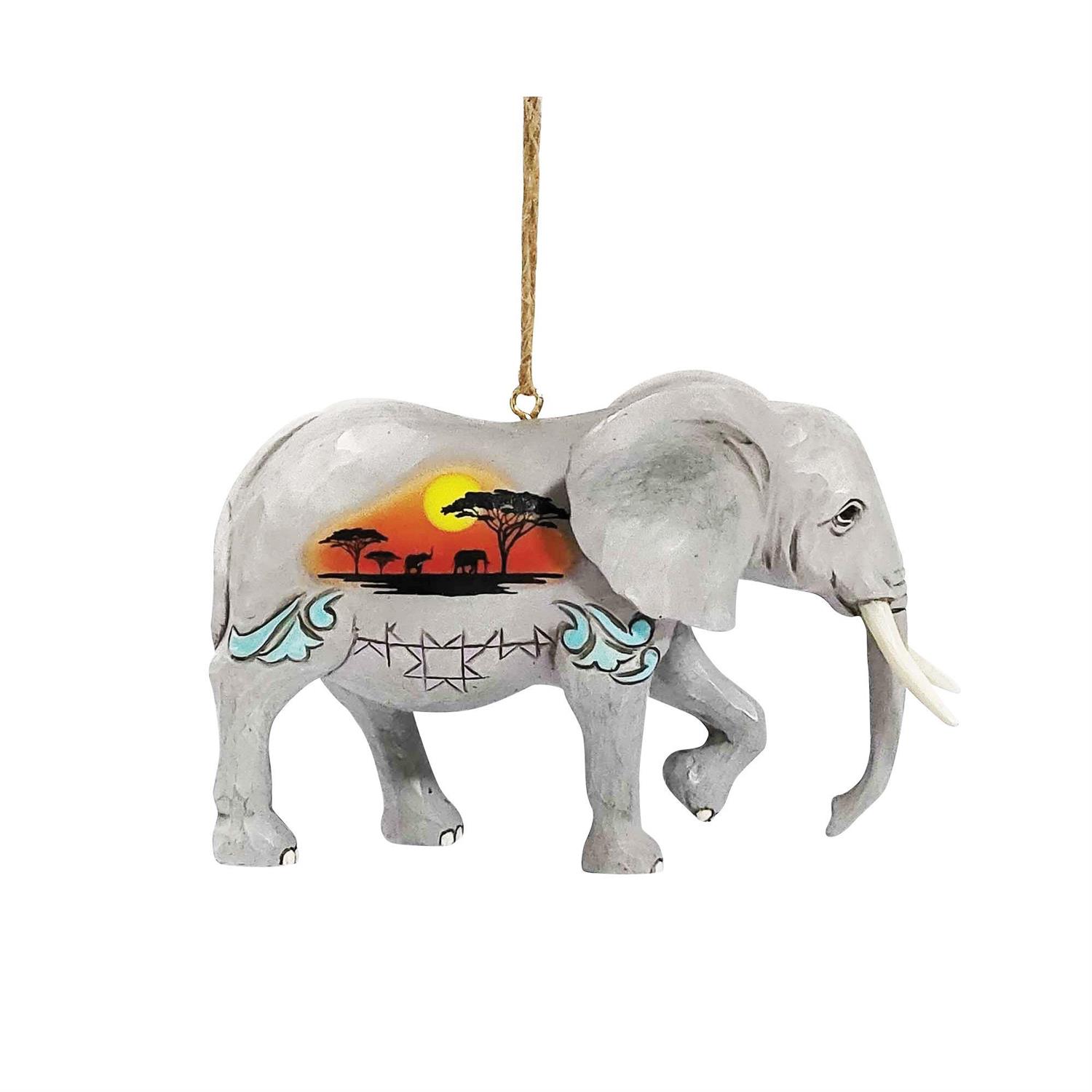 Enesco Gifts Jim Shore Animal Planet African Elephant Ornament Free Shipping Iveys Gifts And Decor