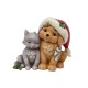 Enesco Gifts Jim Shore Heartwood Creek Mini Kitten With Puppy In Santa Hat Figurine Free Shipping Iveys Gifts And Decor