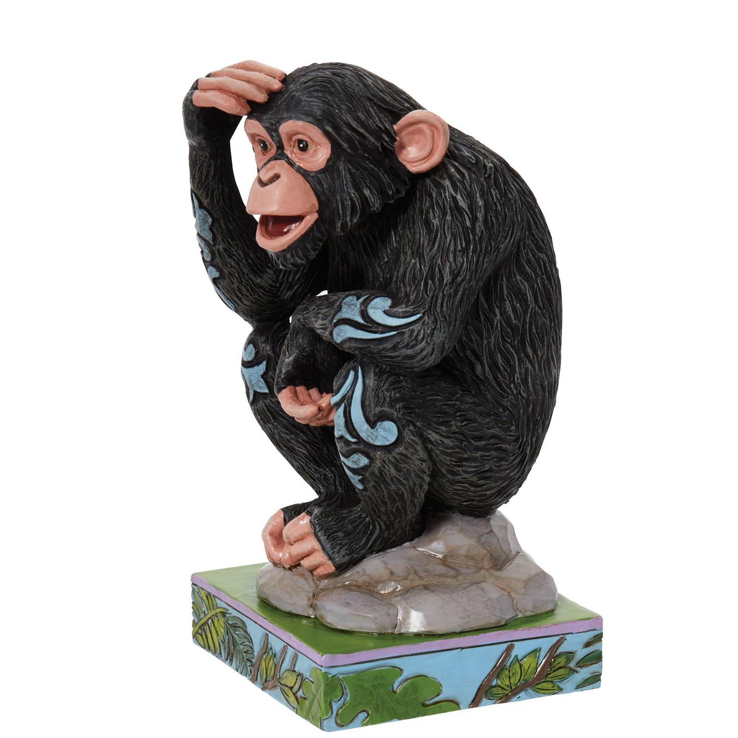 Enesco Gifts Jim Shore Animal Planet Chimpanzee Figurine Free Shipping Iveys Gifts And Decor