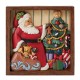 Enesco Gifts Jim Shore Heartwood Creek Decorative Santa Decorating Tree Plaque Figurine Free Shipping Iveys Gifts And Decor