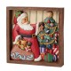 Enesco Gifts Jim Shore Heartwood Creek Decorative Santa Decorating Tree Plaque Figurine Free Shipping Iveys Gifts And Decor