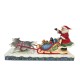 Enesco gifts Jim Shore Heartwood Creek Santa Merry Mushing Dog Sledding Figurine Free Shipping Iveys Gifts And Decor