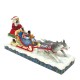 Enesco gifts Jim Shore Heartwood Creek Santa Merry Mushing Dog Sledding Figurine Free Shipping Iveys Gifts And Decor