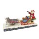 Enesco gifts Jim Shore Heartwood Creek Santa Merry Mushing Dog Sledding Figurine Free Shipping Iveys Gifts And Decor