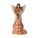 Jim Shore Heartwood Creek Harvest Angel With Sunflowers Figurine