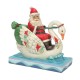 Enesco Gifts Jim Shore Heartwood Creek Grace And Goodwill Santa Riding A Swan Figurine Free Shipping Iveys Gifts And Decor