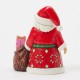 Enesco Gifts Jim Shore Heartwood Creek Pit Size Santa With Toy Bag Figurine Free Shipping Iveys Gifts and Decor