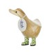 Enesco Gifts DCUK Bamboo Hand Carved Green Boots Duck Figurine Free Shipping Iveys Gifts And Decor