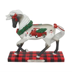 Enesco Gifts Trail Of Painted Ponies Tailgate Christmas Horse Figurine Free Shipping Iveys Gifts And Decor