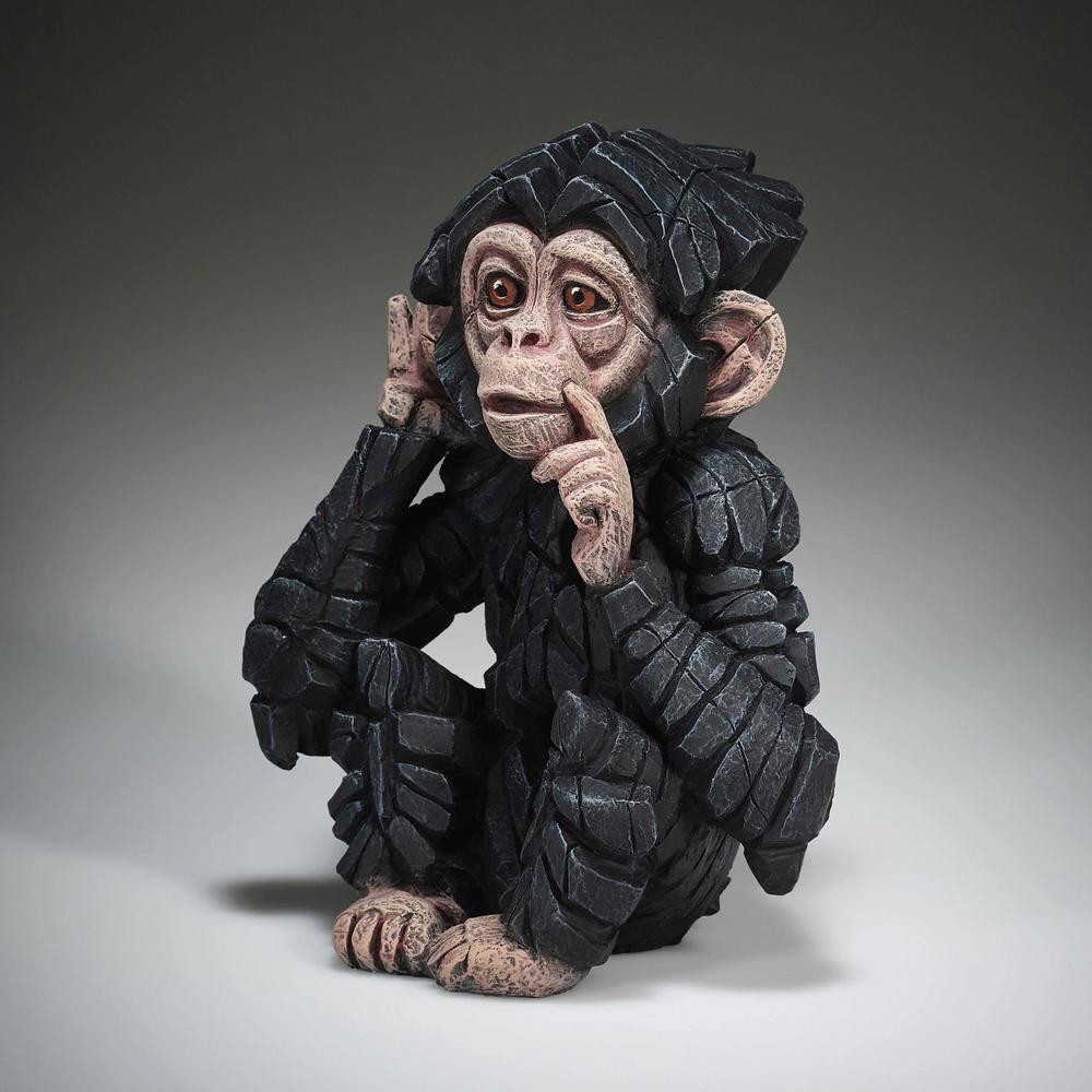Enesco Gifts Artist Matt Buckley The Edge Sculpture Baby Chimp Sculpture Free Shipping Ivey's Gifts And Decor