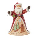 Jim Shore Heartwood Creek Gingerbread Santa Garland Figurine