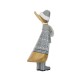 Enesco Gifts DCUK Bamboo Hand Carved Silver And White Duck Figurine Free Shipping Iveys Gifts And Decor