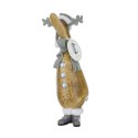 Pre Order DCUK Bamboo Hand Carved Silver And White Duck Figurine With Antler Hat