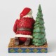 Enesco Gifts Jim Shore Heartwood Creek Santa Kneeling Over Baby Jesus Figurine Free Shipping Iveys Gifts And Decor