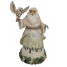 Jim Shore Heartwood Creek White Woodland Santa With Owl Figurine