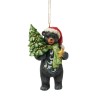 Pre Order Jim Shore Heartwood Creek Christmas At The Lodge Black Bear Ornament