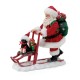 Dept 56 Possible Dreams Santa And His Pets Kickin It Santa Figurine Free Shipping Iveys Gifts And Decor
