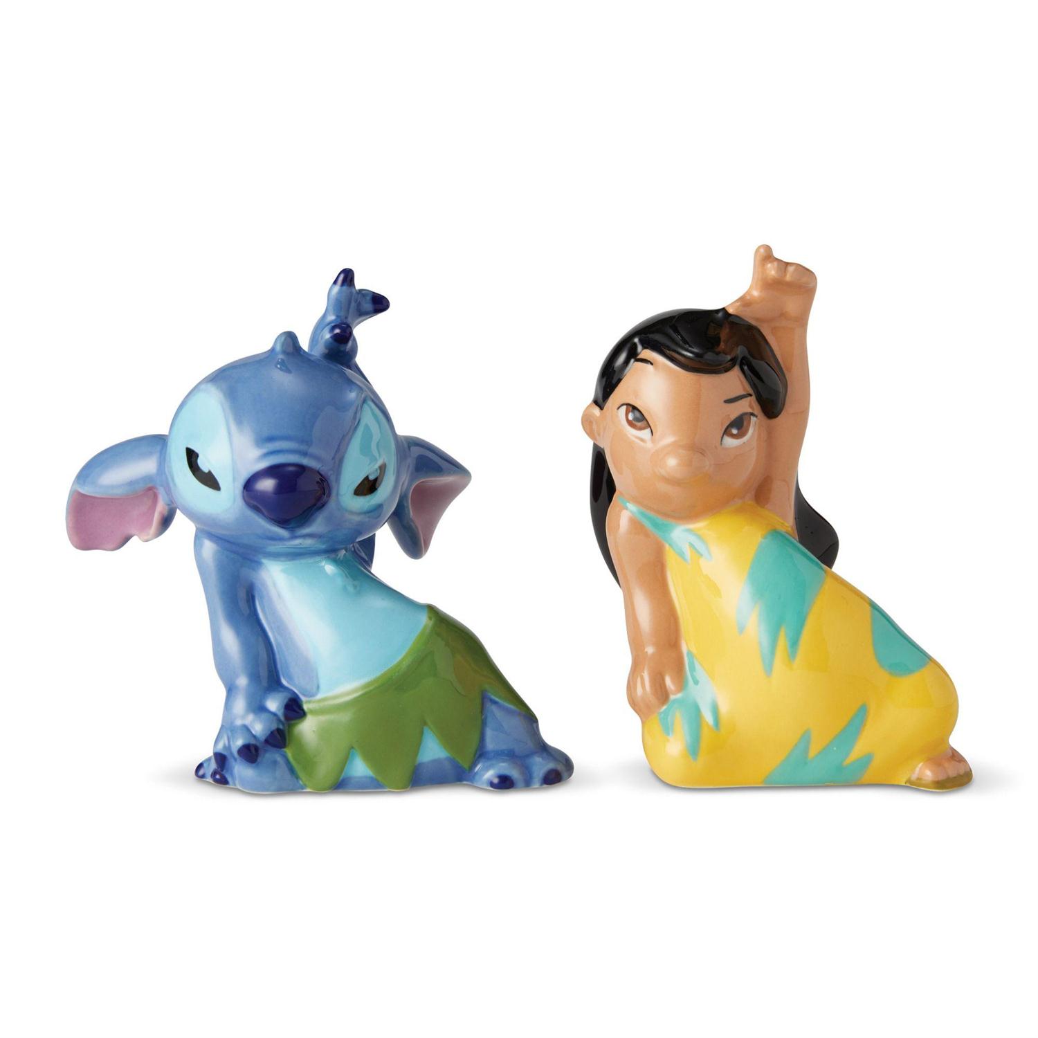 Enesco Gifts Disney Ceramics  Lilo An Stitch Salt And Pepper Set Free Shipping Iveys Gifts And Decor