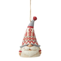 Enesco Gifts Jim Shore Nordic Noel Gnome Sweater Ornament Free Shipping Iveys Gifts And Decor