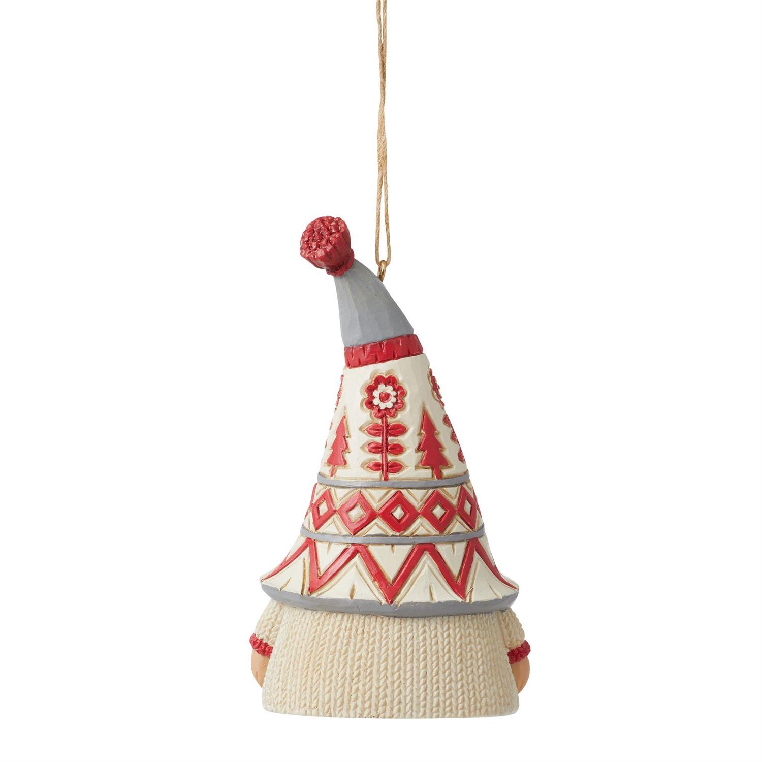 Enesco Gifts Jim Shore Nordic Noel Gnome Sweater Ornament Free Shipping Iveys Gifts And Decor