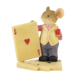 Enesco Gifts Heart Of Christmas Card Knitter Mouse Fig;urine Free Shipping Iveys Gifts And Decor