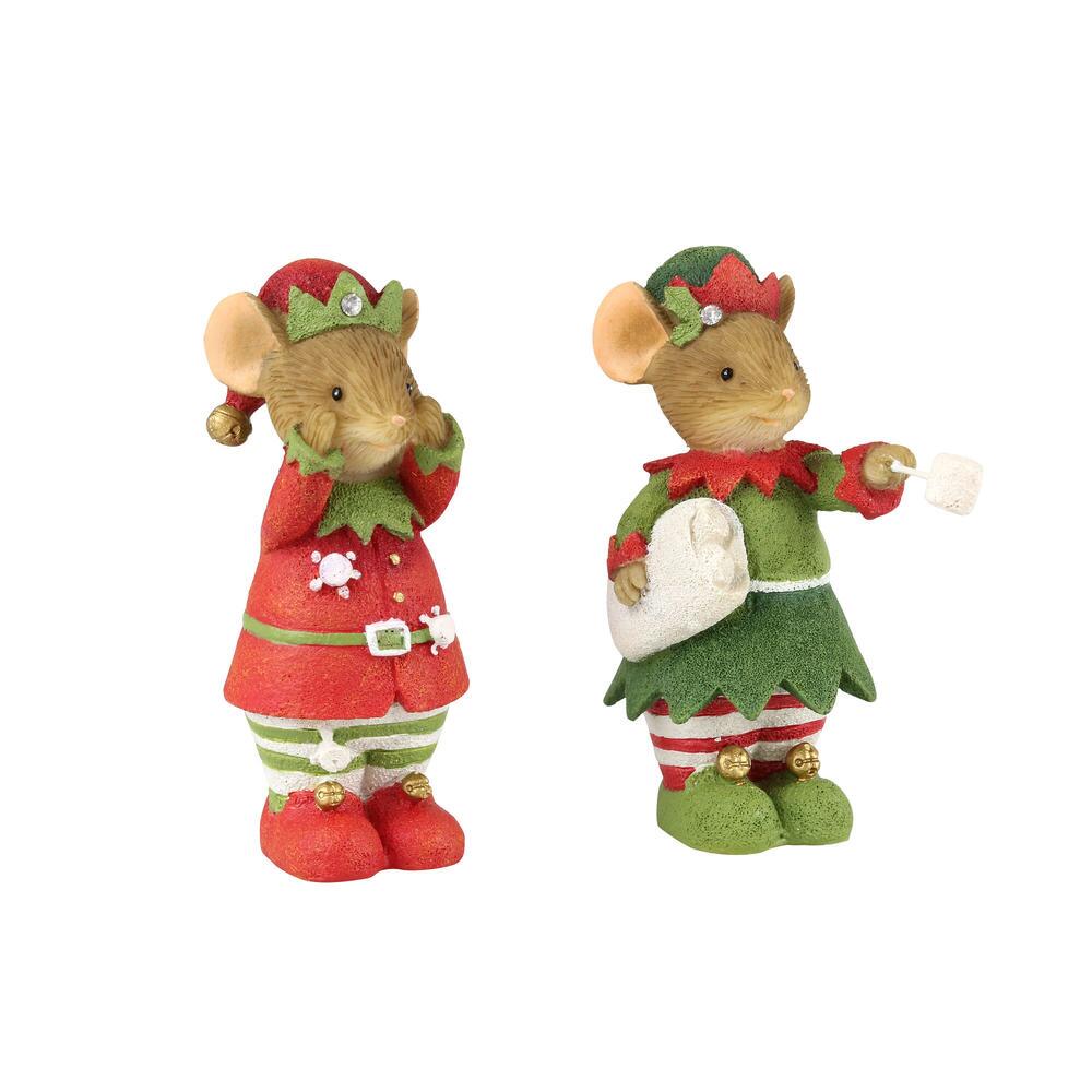  Enesco Gifts Karen Hahn Heart Of Christmas Marshmallow Fun Mouse Figurine Free Shipping Iveys Gifts And Decor