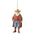 Pre Order Heartwood Creek Jim Shore Western Santa With Cowboy Hat Ornament