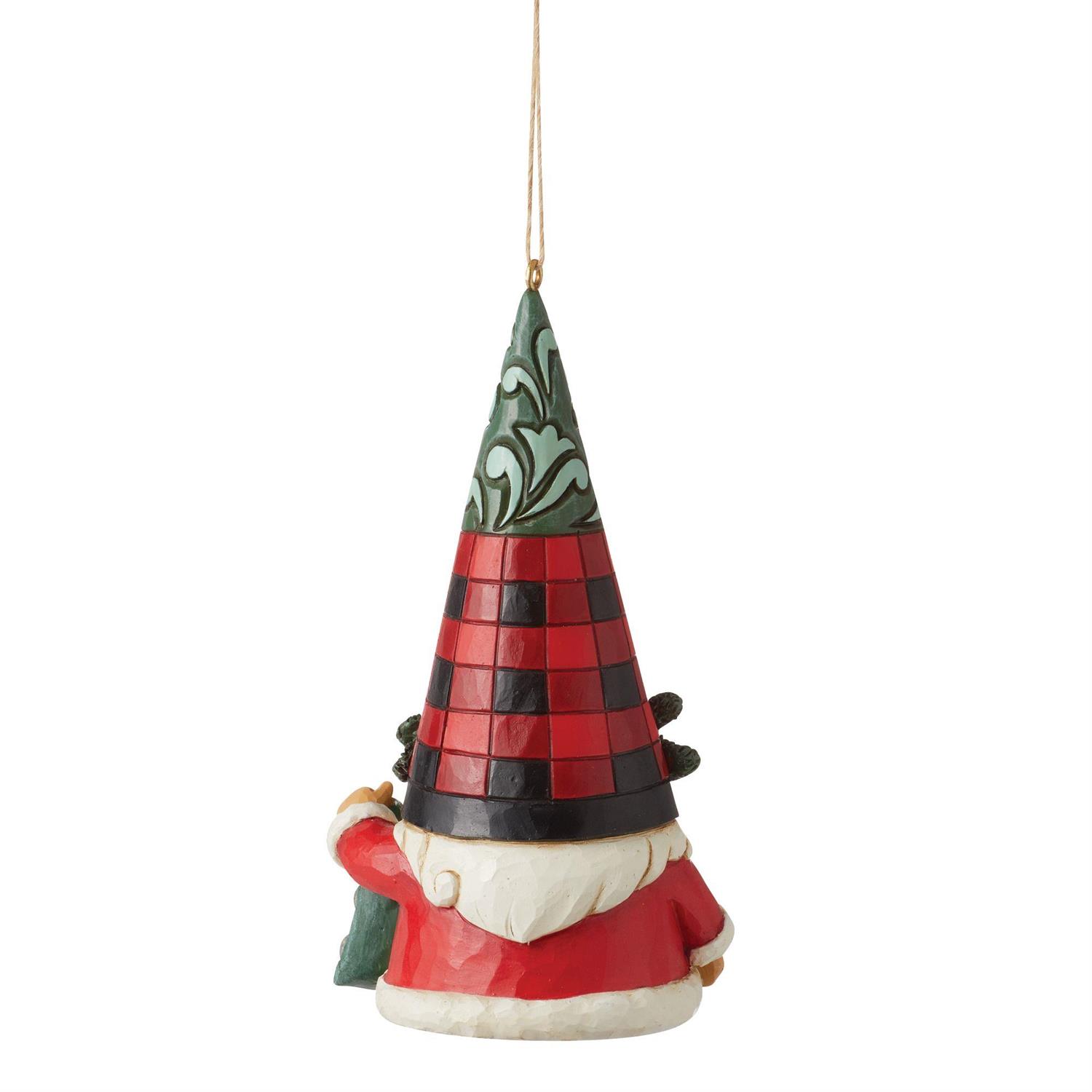 Enesco Gifts Jim Shore Heartwood Creek Highland Gnome With Bells Ornament Free Shipping Iveys Gifts And Decor