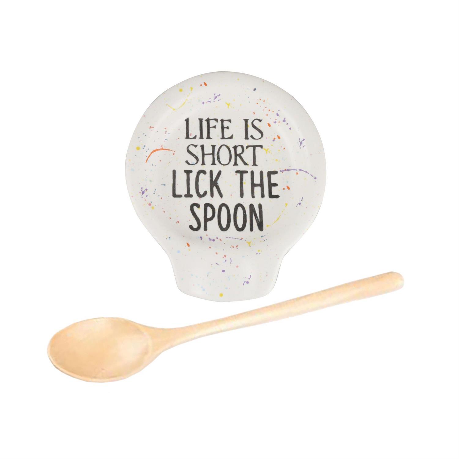 Enesco Gifts Our Name Is Mud Life Is Short Spoonrest Free Shipping Iveys Gifts And Decor