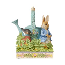 Enesco Gifts Jim Shore Beatrix Potter Peter Rabbit Peter Rabbit With Watering Can Figurine Free Shipping Iveys Gifts And Decor