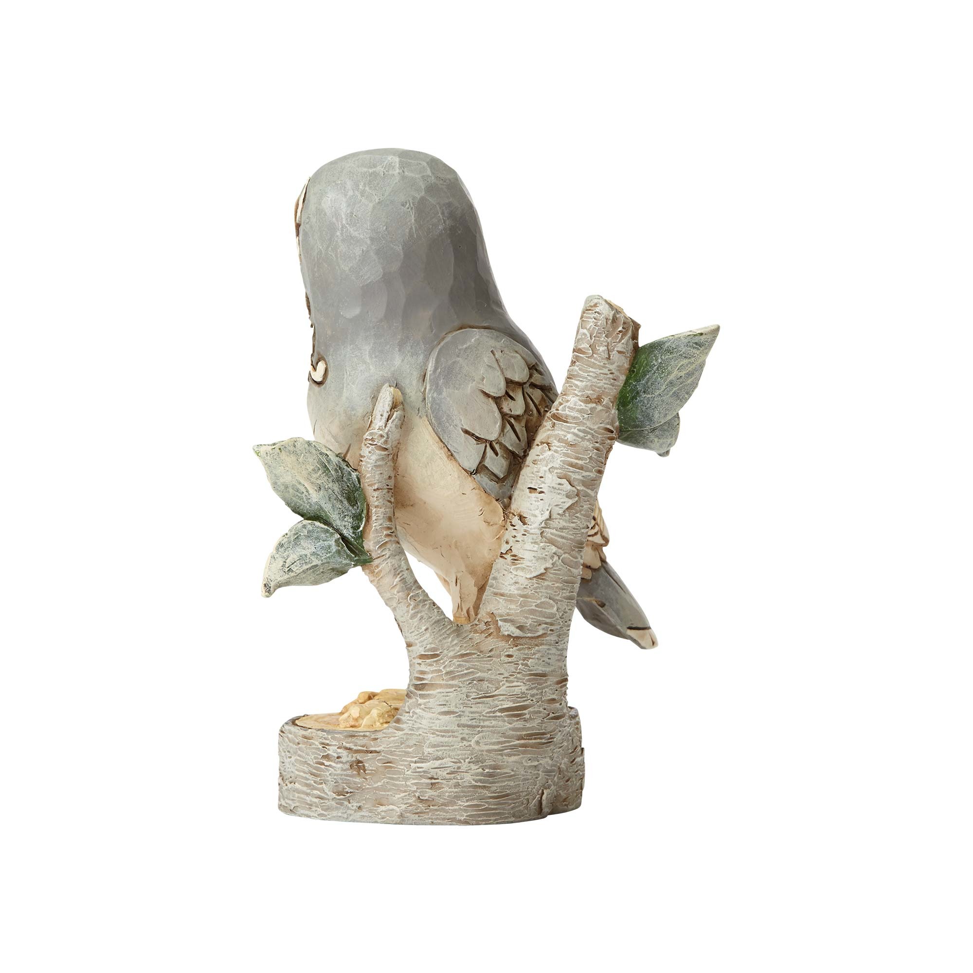 Enesco Gifts Jim Shore Heartwood Creek Wisdom Begins With Wonder White Woodland Owl on Branch Figurine Free Shipping Iveys Gifts