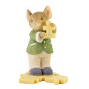 Heart Of Christmas Puzzler Mouse Figurine