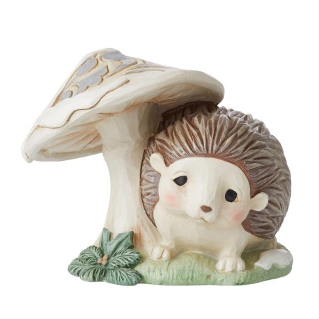 Enesco Gifts Jim Shore Heartwood Creek White Woodland Hedgehog By Mushroom Figurine Free Shipping Iveys Gifts And Decor