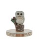 Enesco Gifts Jim Shore Heartwood Creek White Woodland Woodland Owl on Tree Stump Figurine Iveys Gifts And Decor