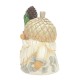 Enesco Gifts Jim Shore Heartwood Creek Winters Nuttiest Gnome White Woodland Gnome Acorn Hat Figurine Free Shipping Iveys Gifts 