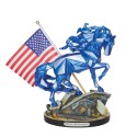 Trail Of Painted Ponies Wild Blue Remembering 9/11 Horse Figurine