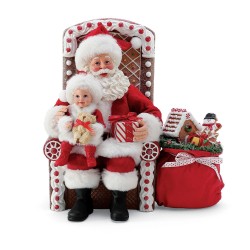Ann Dezendorf Dept 56 Possible Dreams Christmas Traditions Gingerbread Chair Santa Figurine Free Shipping Iveys Gifts And Decor