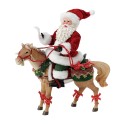 Dept 56 Possible Dreams Christmas Traditions Gift Horse Santa Figurine