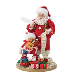 Dept 56 Possible Dreams Christmas Traditions Limited Edition The Man with All the Toys Santa Figurine Free Shipping