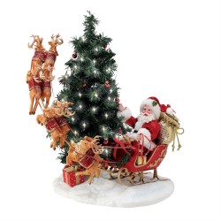 Dept 56 Possible Dreams Christmas Traditions Here Comes Santa Claus Figurine Free Shipping Iveeyss Gifts And Decor