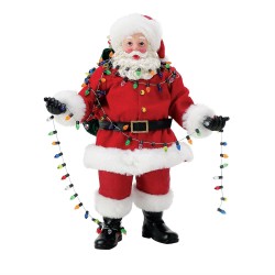 Dept 56 Ann Dezendorf  Possible Dreams Christmas Traditions In A Tangle Santa Figurine