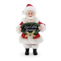 Dept 56 Possible Dreams Christmas Traditions Don't Stop Believing Santa Figurine