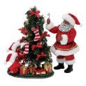 Dept 56 Possible Dreams Christmas Traditions African American Sneak Peak Santa Figurine