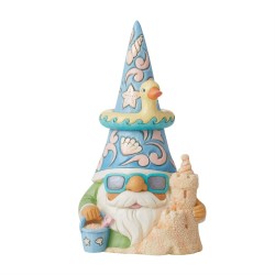 Enesco Gifts Jim Shore  Heartwood Creek The Beach Is Calling Coastal Gnome And Sandcastle Gnome Free Shipping Iveys Gifts 
