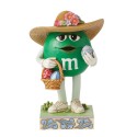 Jim Shore M & M's Green Character Figurine Wirh Easter Basket