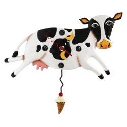 Enesco Gifts Allen Designs Bessy The Cow Clock Free Shipping Iveys Gifts And Decor
