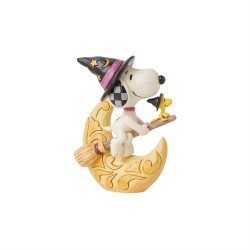 Enesco Gifts Jim Shore Peanuts Snoopy Midnight Ride Witch With Moon Figurine Free Sjipping Iveys Gifts And Decor