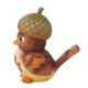 Enesco Gifts Jim Shore Heartwood Creek Harvest Collection In A Nutshell Bird with Acorn Hat Figurine Figurine Free Shipping 